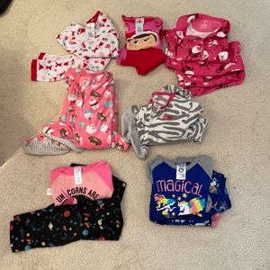 Girls sleep sets size 5/6
